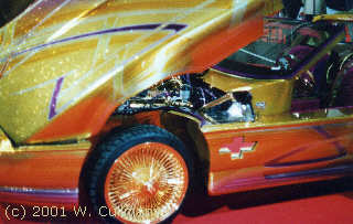 goldfarbener Fantasy-Car