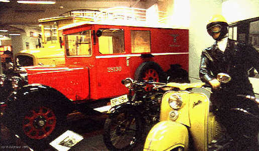 Blick in einen Raum des Deutschen Bahn Museums - früher Verkehrsmuseum - in Nürnberg