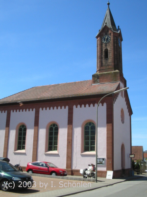 Ehemalige protestantische Kirche in Otterbach