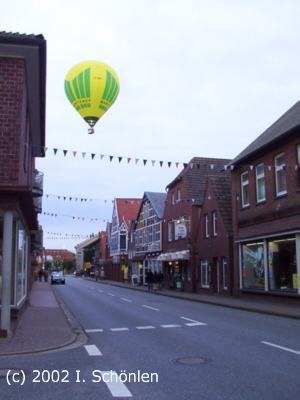 Ballon über Otterndorf